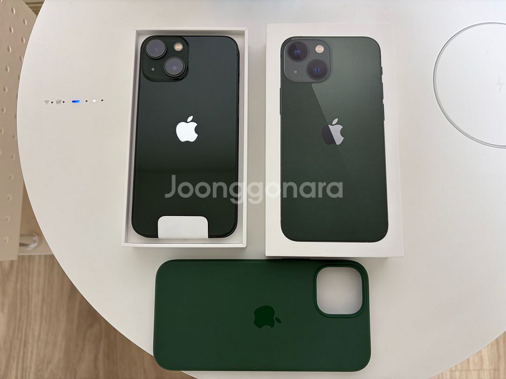 (리퍼,미사용) 아이폰13미니 128G 그린 애플케어--1