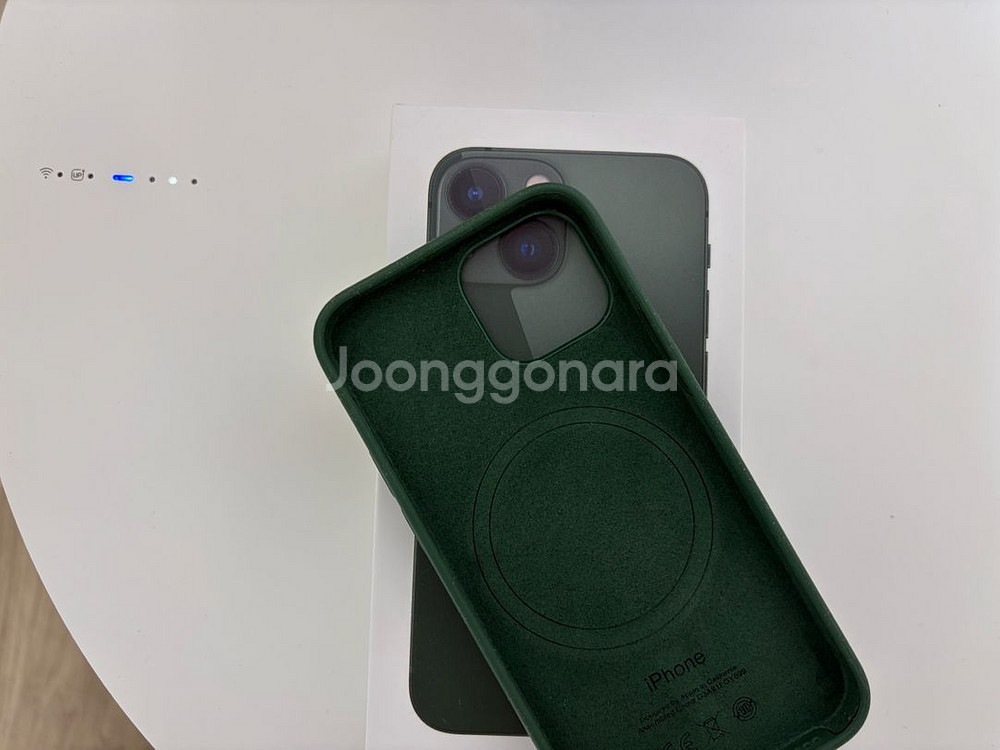 (리퍼,미사용) 아이폰13미니 128G 그린 애플케어--3