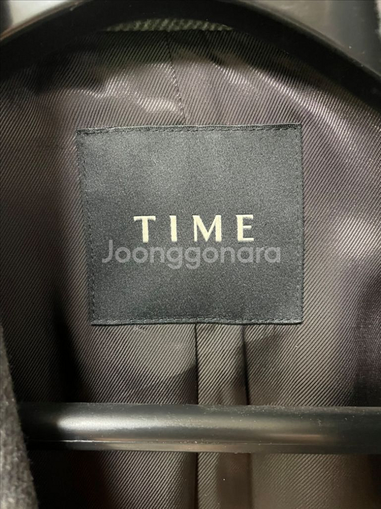 타임옴므 21fw 다크브라운 캐시미어 트윌 코트 100--5