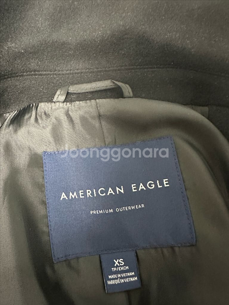 블랙 솔리드 싱글 코트 스탠다드핏 정장 코트--2