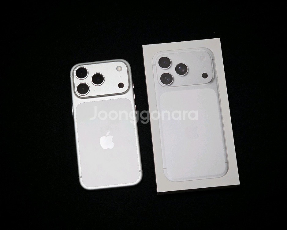 아이폰17프로 256GB 자급제 실버 풀박스 S급--0