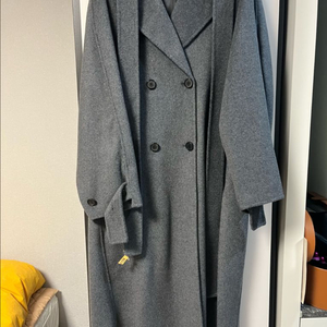 더블브레스트 롱 코트