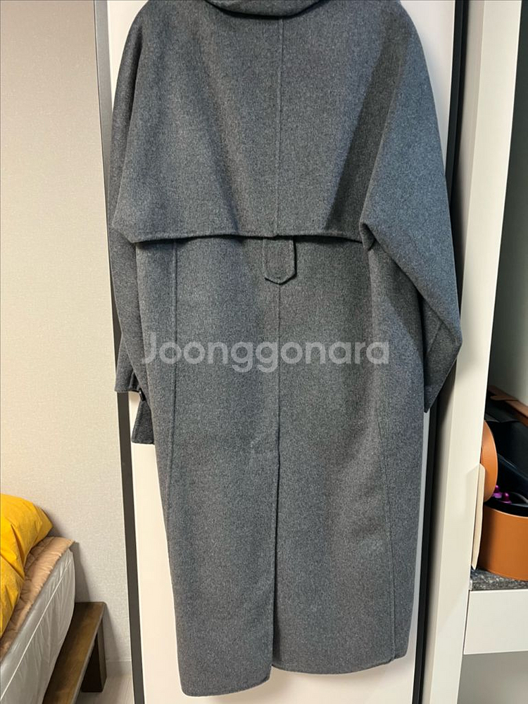 더블브레스트 롱 코트--12