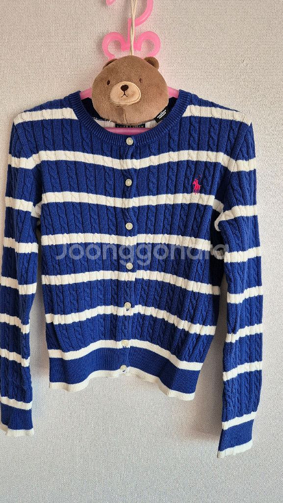 폴로 랄프로렌 케이블 니트 가디건--0