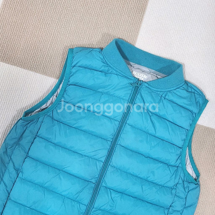 패딩조끼 140 민트 인디고뱅크--0