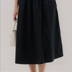 시에 포플린 스커트 네이비 s