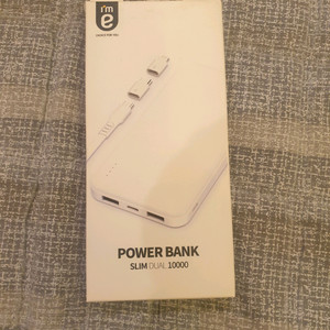 슬림 듀얼 10000mAh 보조배터리
