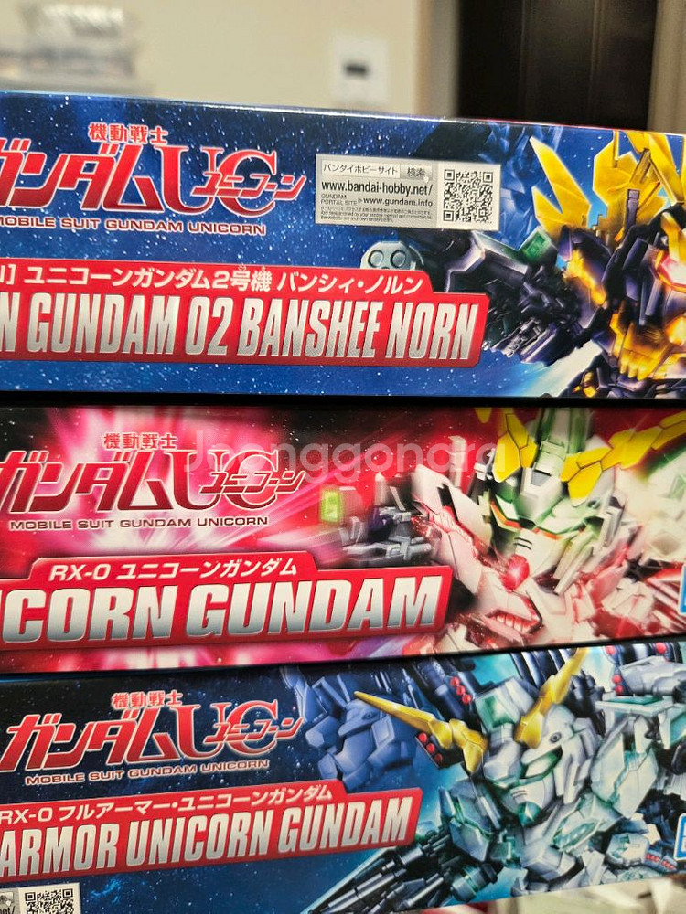 sd유니콘 건담 3종 일괄--0