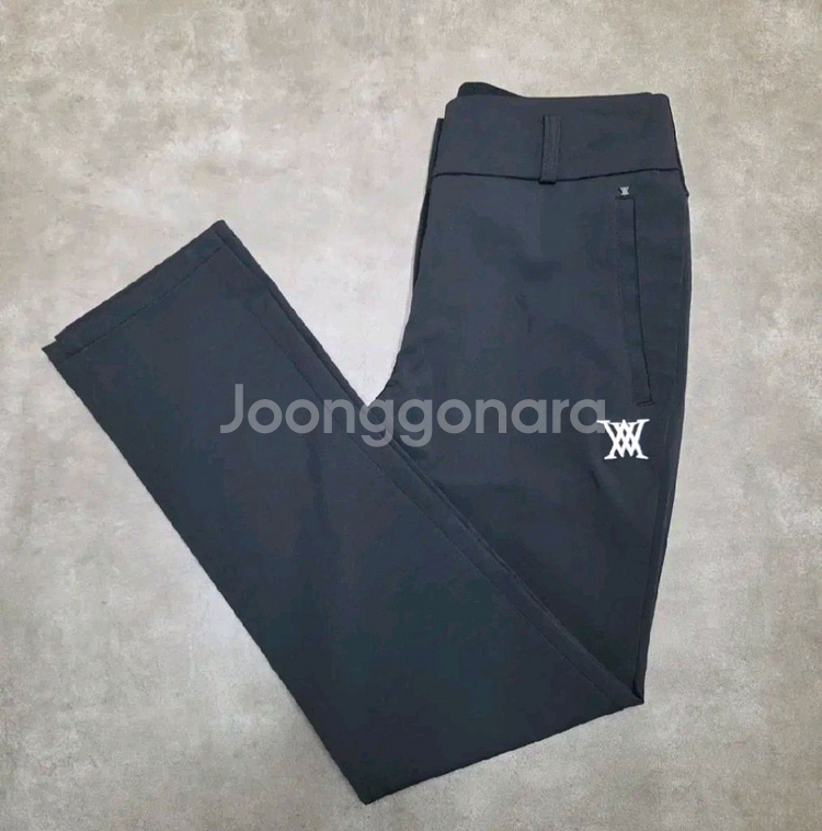 [ANEW] 정품 어뉴 로고밴딩 여성 골프 팬츠--1