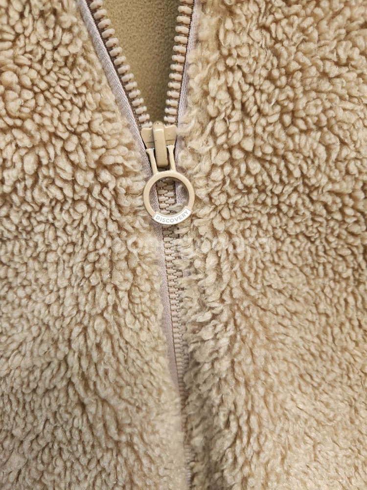 디스커버리 뽀글이 집업 90--2