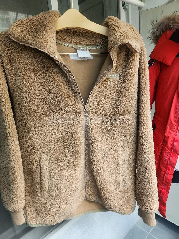 디스커버리 뽀글이 집업 90--0