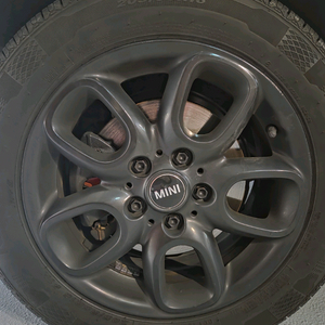 미니쿠퍼 F55 순정휠 꽃빵휠
