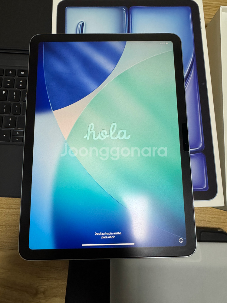 아이패드 에어7 11인치 블루 M3 128GB WiFi--2