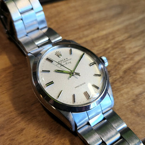 정품 롤렉스 빈티지 에어킹 오토매틱시계 팝니다