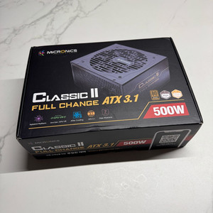 마이크로닉스 클래식2 풀체인지 ATX 3.1 500W (컴퓨터 파워)