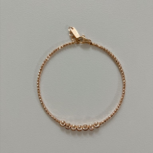 18K 골드 볼 체인 팔찌 3회착용 컨디션굿