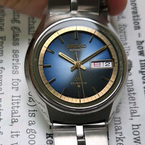레어] 빈티지 세이코 LM로드매틱 순정 블루그라데이션