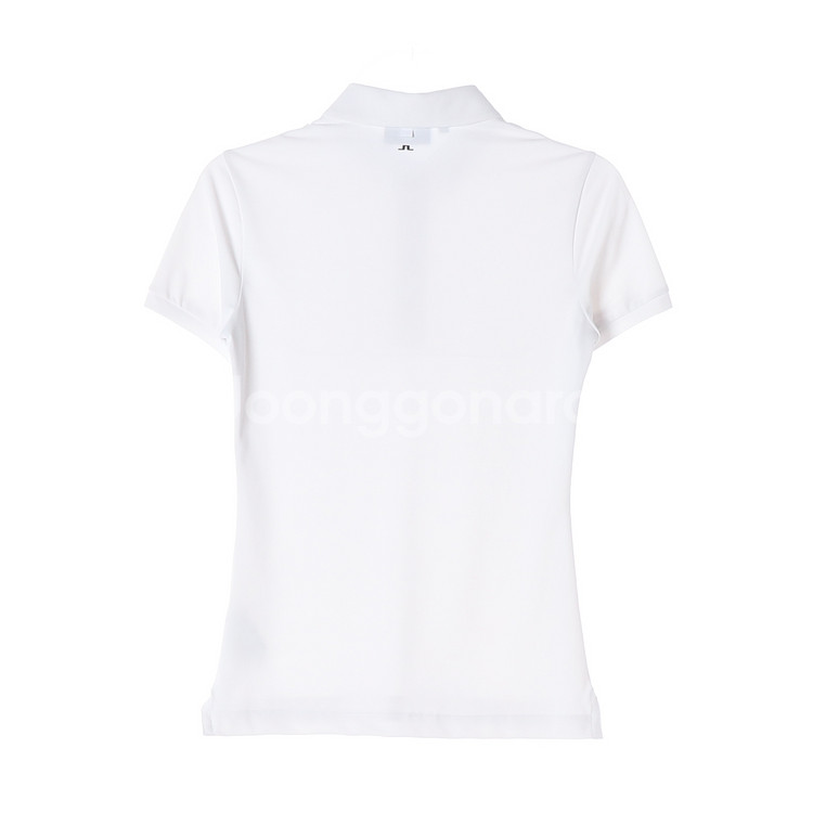 [XS]제이린드버그 화이트 반팔 카라티 골프 폴로 티셔츠--3