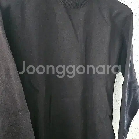 M) 자라 블랙 비스코스 혼방 터틀넥 니트 5536 311--2