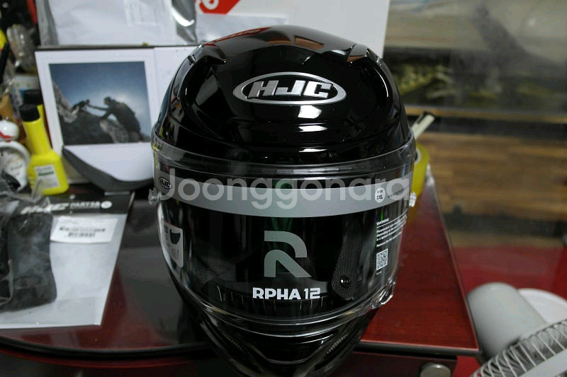 [신품] 홍진 알파12 유광 2XL -검정---0