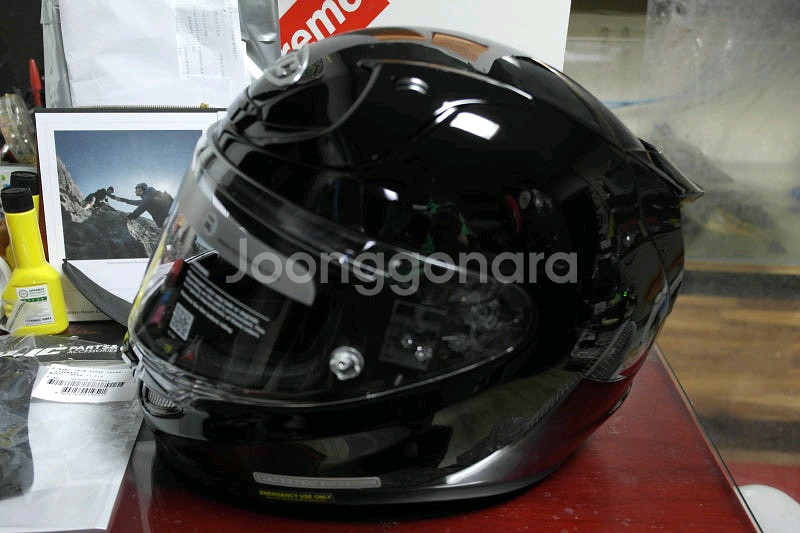 [신품] 홍진 알파12 유광 2XL -검정---2