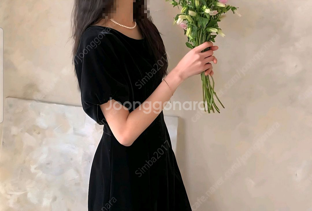 (새상품)보카바카 벨벳 원피스 S사이즈--3