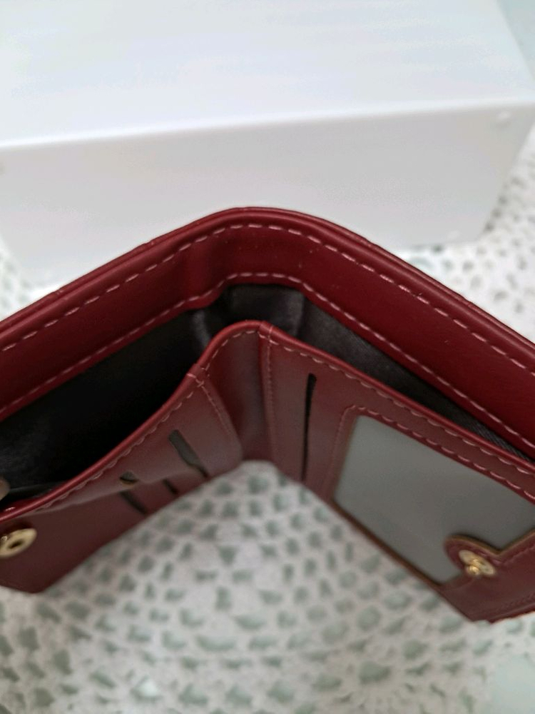 여성용 레더 카드 반지갑 이미지