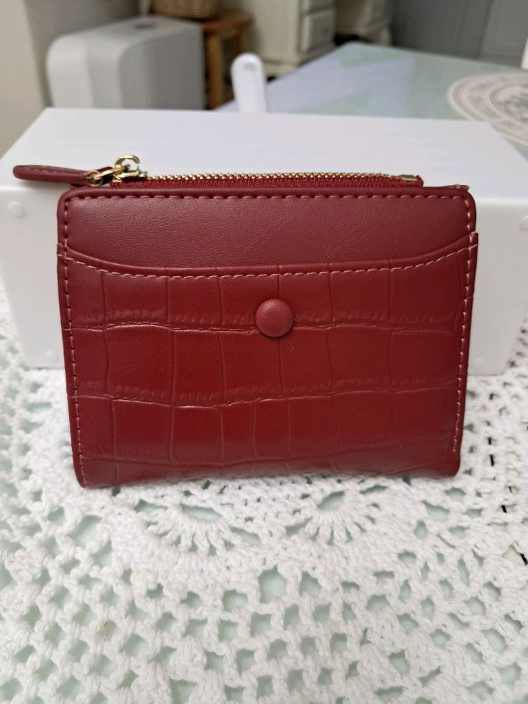 여성용 레더 카드 반지갑 이미지