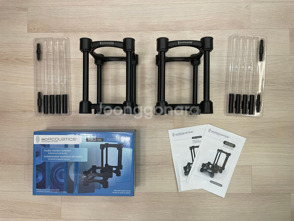 스피커 스탠드 IsoAcoustics ISO-155 — 스튜디오 모니터용 방진 스탠드--0
