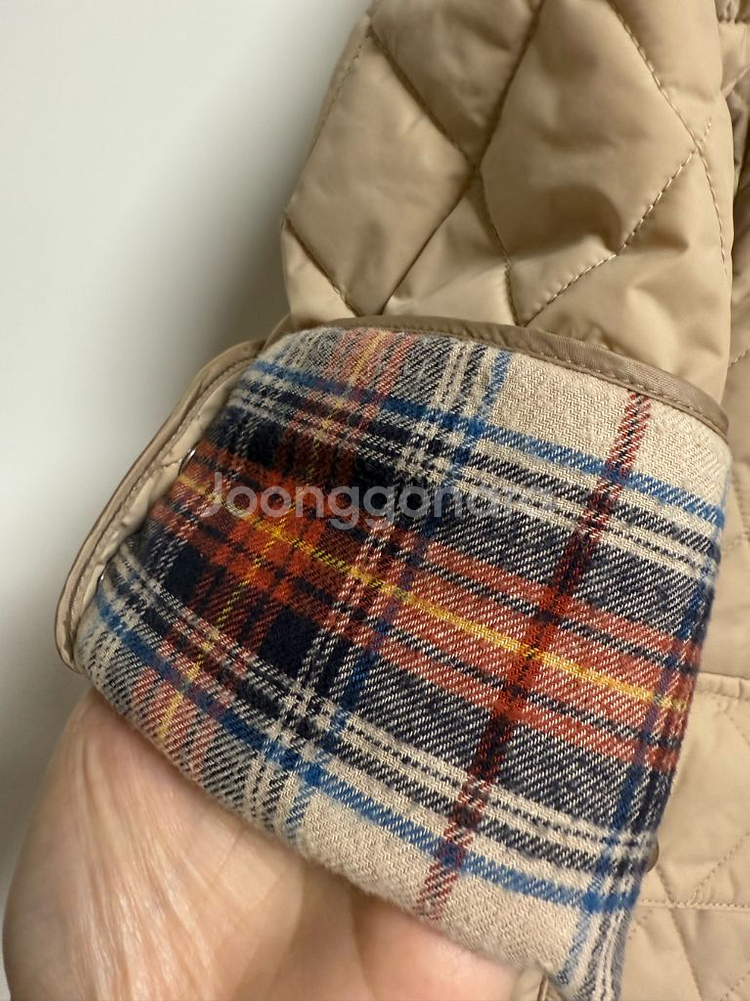 프론트로우 멀티웨이 퀼팅 자켓 베이지 S 사이즈--1