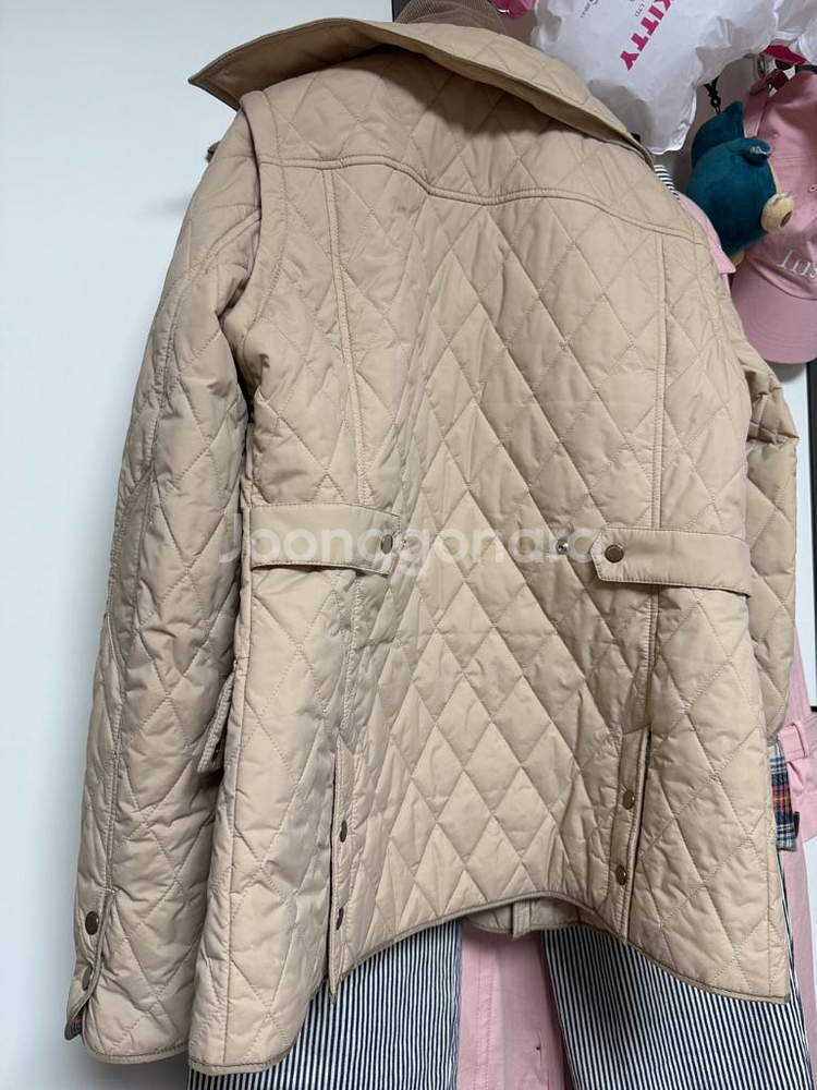 프론트로우 멀티웨이 퀼팅 자켓 베이지 S 사이즈--4
