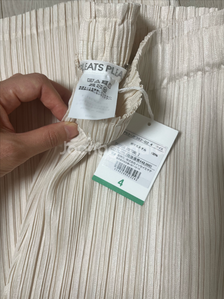 플리츠플리즈 씨커 팬츠 오프화이트4사이즈--5