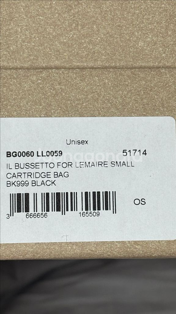 르메르 카트리지백 BUSSETTO FOR LEMAIRE SMALL CARTRIDGE BAG BK999 BLACK--1