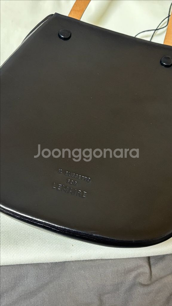 르메르 카트리지백 BUSSETTO FOR LEMAIRE SMALL CARTRIDGE BAG BK999 BLACK--7