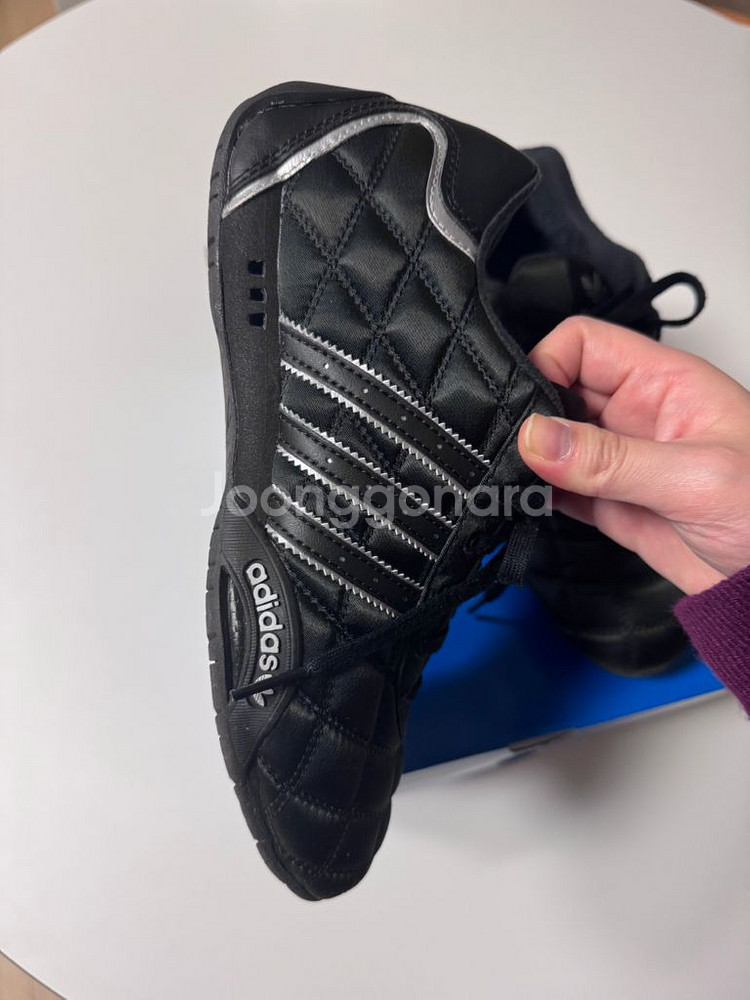 [235] 아디다스 아디레이서 로우 블랙 실버 메탈릭--2