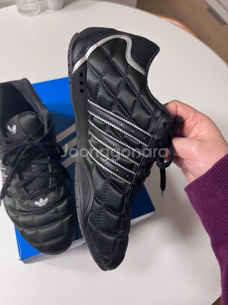 [235] 아디다스 아디레이서 로우 블랙 실버 메탈릭--3