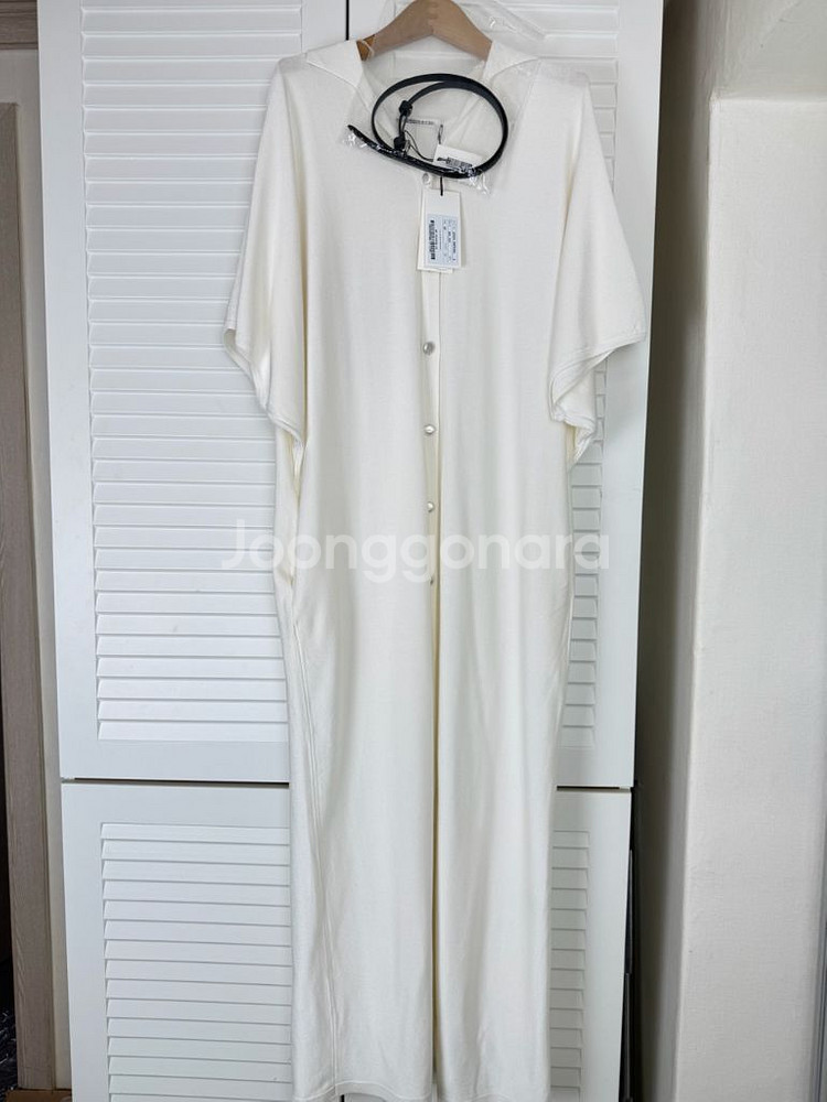 더캐시미어 벨티드 원피스 24ss--6