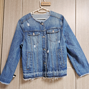예쁜 빈티지 데님 청자켓(거의새거) 저렴하게