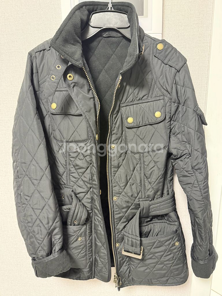 바버 인터네셔널 폴라 폴딩 퀼팅 누빔 자켓--1