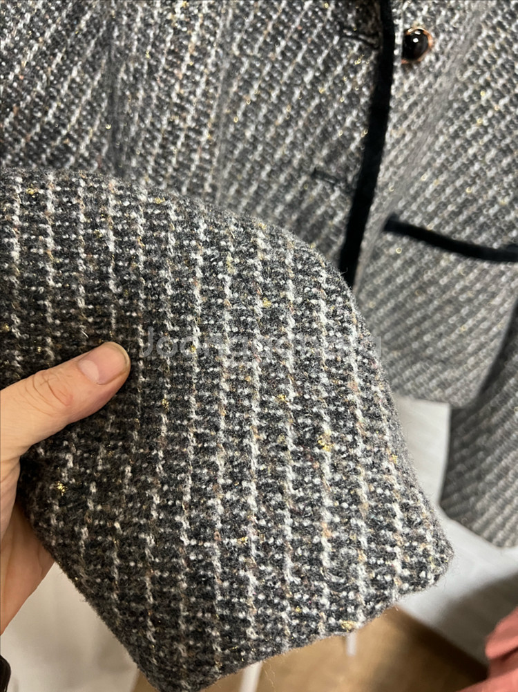 숏자켓 체크자켓 모직자켓 컨디션 굿 랩스튜디오 스몰--2