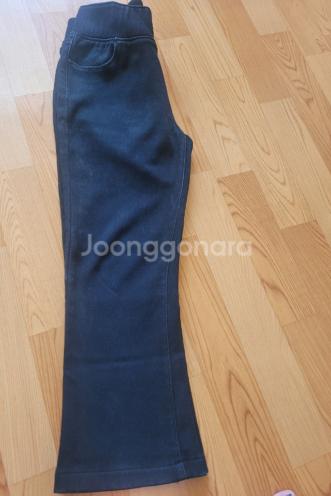 여성 융기모 부츠컷청바지--2