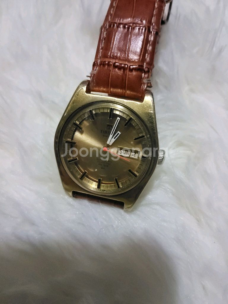 티쏘빈티지오토매틱 금도금시계 씨스타PR516GL--3