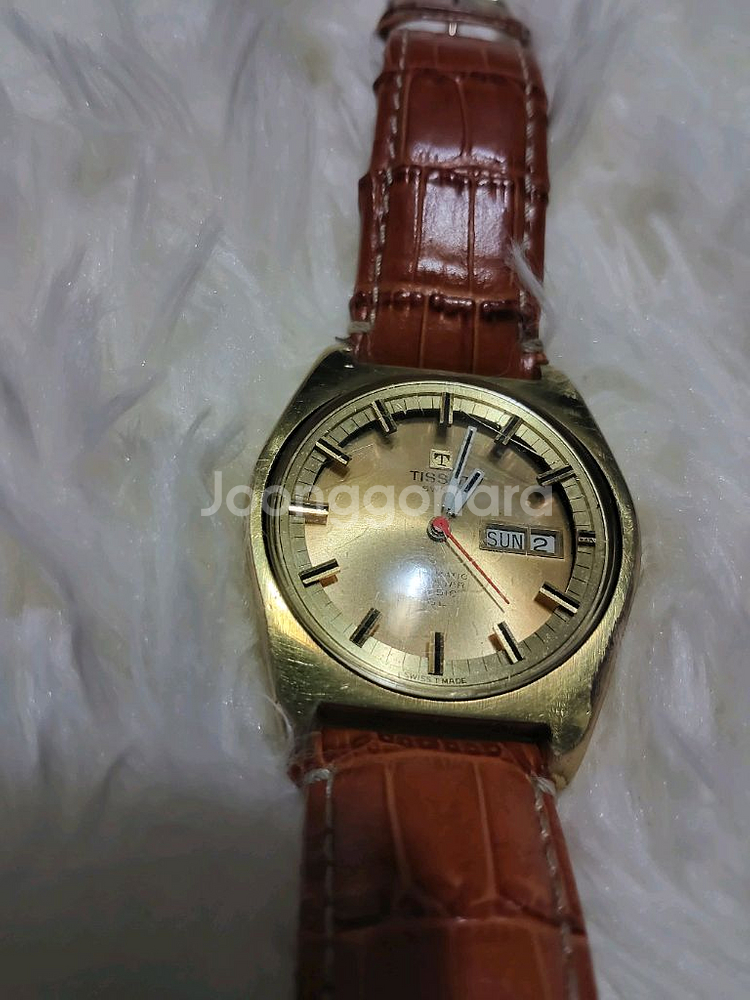 티쏘빈티지오토매틱 금도금시계 씨스타PR516GL--4