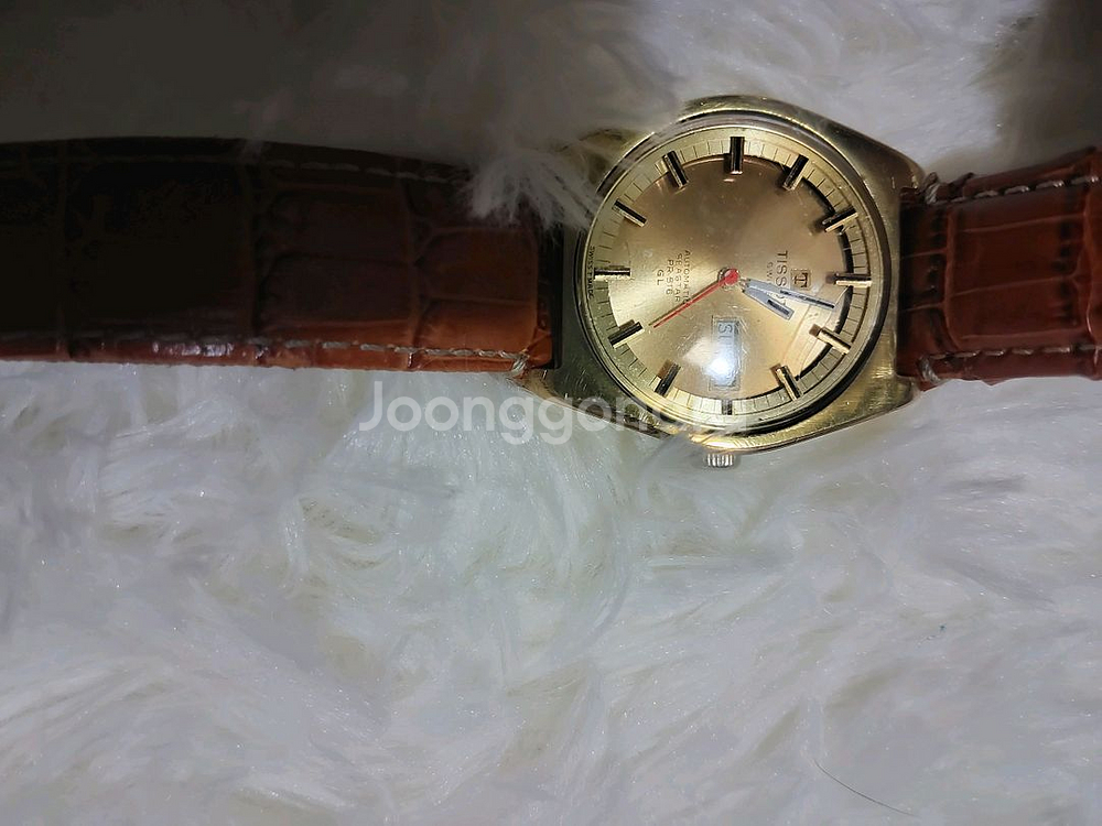 티쏘빈티지오토매틱 금도금시계 씨스타PR516GL--9