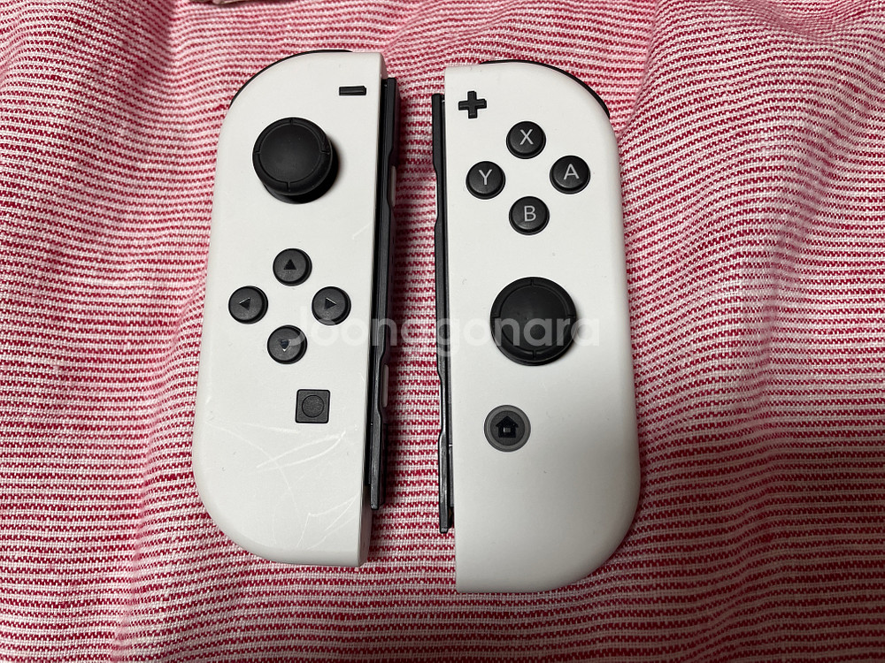 닌텐도 스위치 OLED 화이트 풀박 상태 좋아요!--1