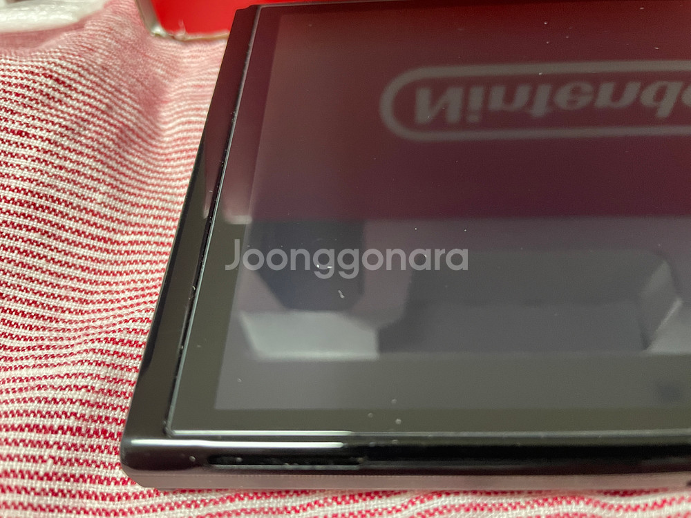 닌텐도 스위치 OLED 화이트 풀박 상태 좋아요!--4