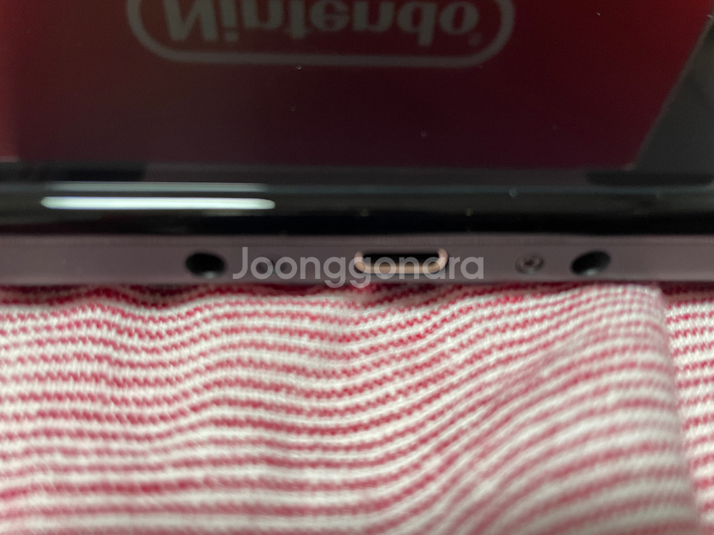 닌텐도 스위치 OLED 화이트 풀박 상태 좋아요!--6