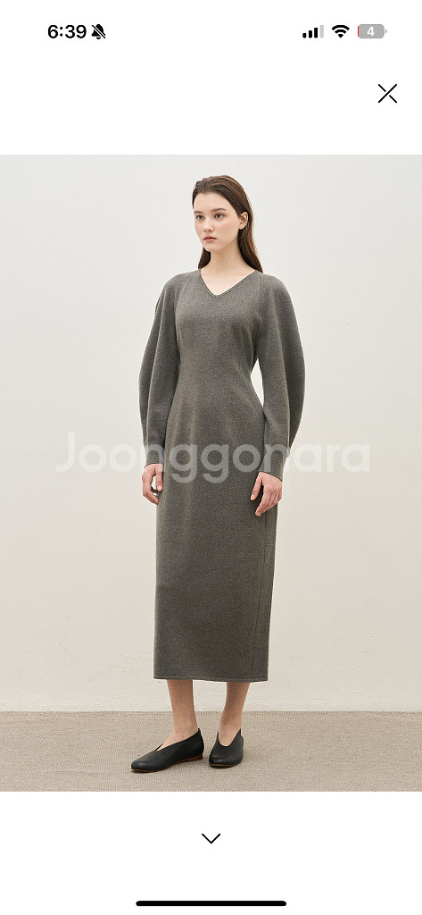 더캐시미어 홀가먼트 원피스 24fw--1