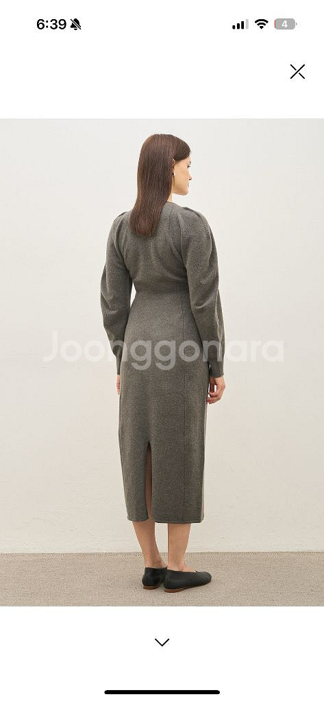 더캐시미어 홀가먼트 원피스 24fw--2