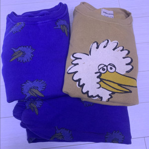 보보쇼즈 맨투맨&팬츠 기모안감 10-11Y